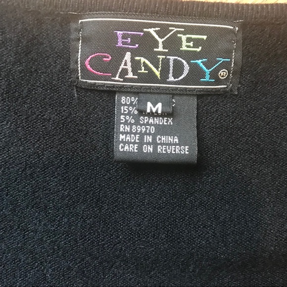 Eye Candy Body Con Sleeveless Knit Sweater - Picture 5 of 9